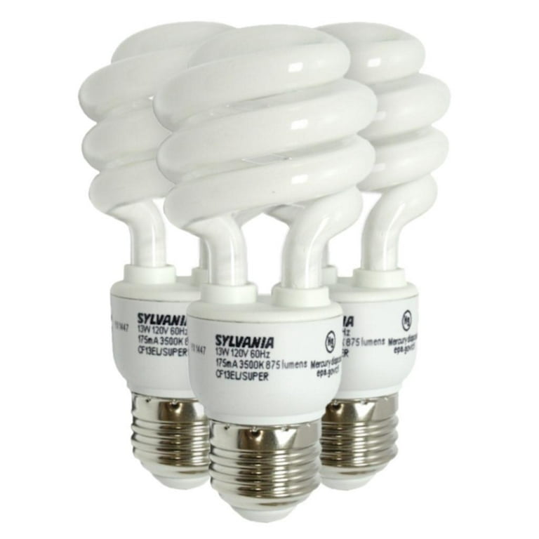 30/70/100W Equivalent Daylight (6500K) Spiral 3-Way CFL Light Bulb 30/70/100W Equivalent Daylight (6500K) Spiral 3-Way CFL Light Bulb