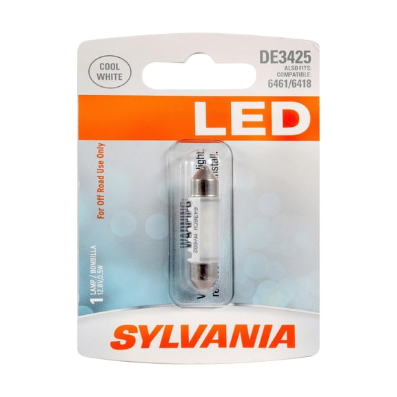 SYLVANIA DE3425 36mm Festoon White LED Automotive Bulb