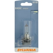 Sylvania H11B Basic Halogen Headlight Bulb, 1 Pack, Compatible with Multiple Cars