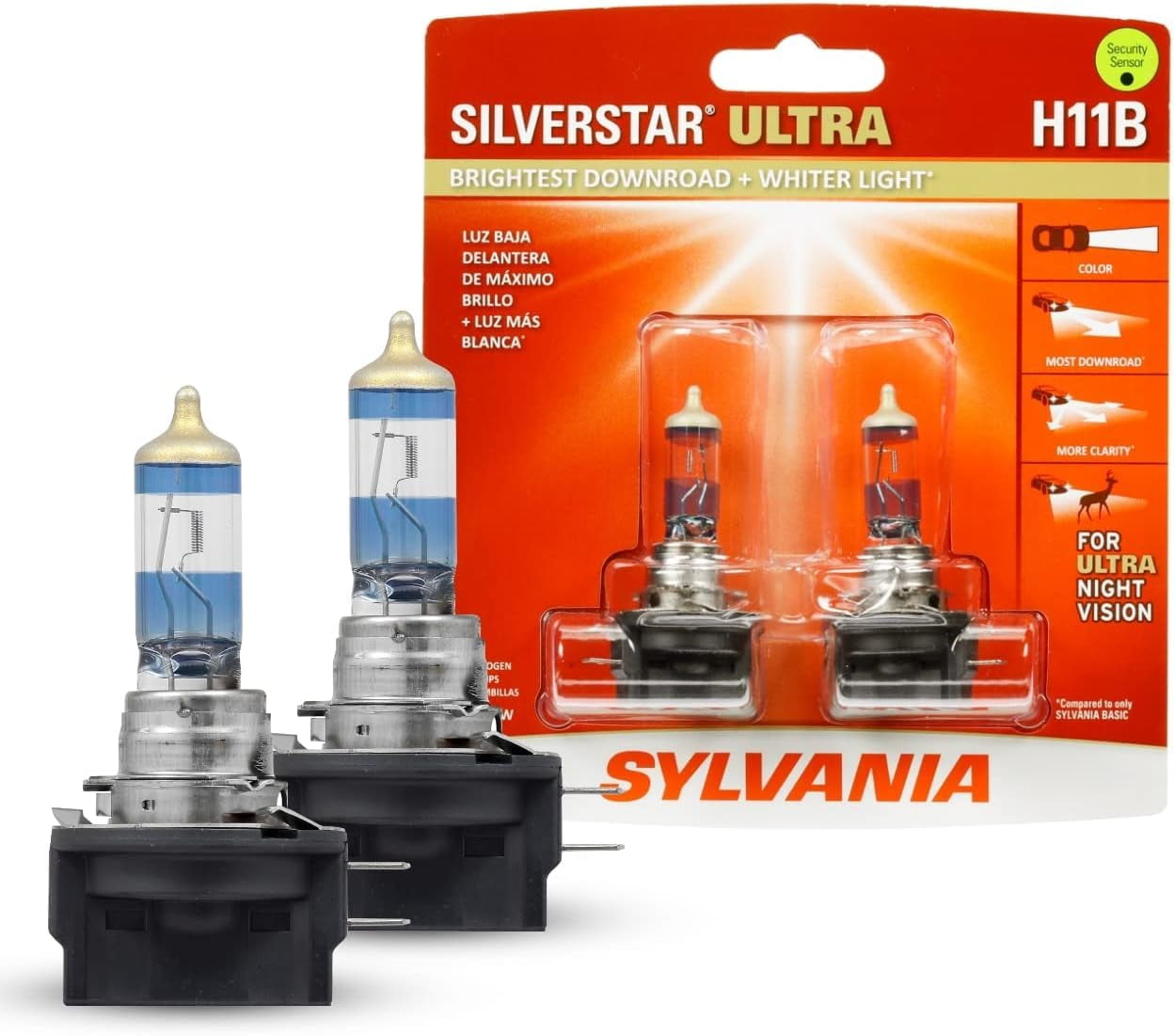 SYLVANIA H11B SilverStar HP29 Ultra High Performance Halogen Bulb