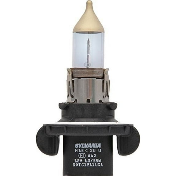 SYLVANIA H13 SilverStar Ultra High Performance Halogen Headlight Bulb, (Pack of 2)