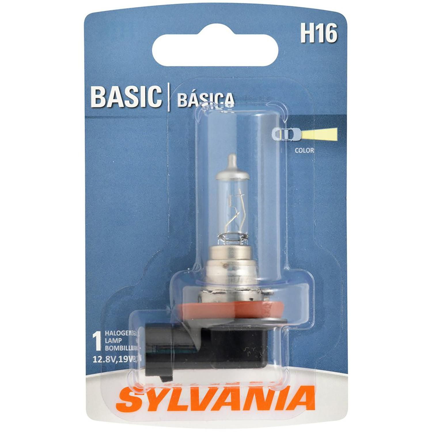 H16 Basic White Halogen Headlight Bulb Pack of 1