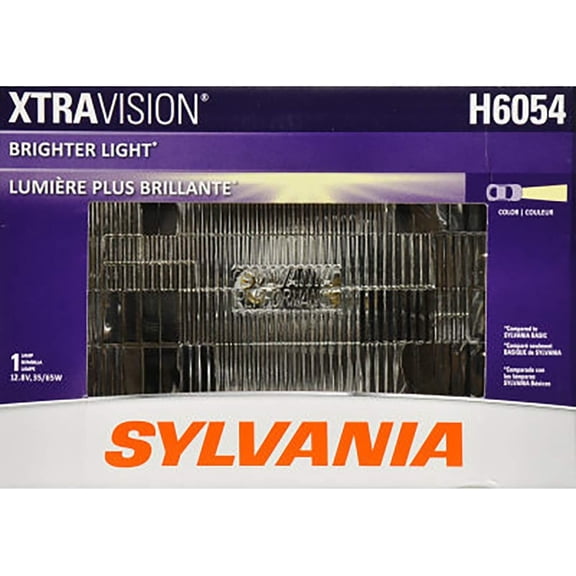 SYLVANIA - H6054 XtraVision Sealed Beam Headlight - Halogen Headlight Replacement 142x200 Delivers More Downroad Visibility (Contains 1 Bulb)