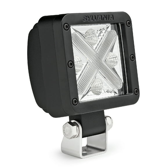 SYLVANIA - LED Pod 3 Inch Cube Light - Lifetime Limited Warranty - Dual Mode Accent plus Wide Flood Light 1800 Raw Lumens Best Off Road Driving Work Light, Truck, Car, Boat, ATV, UTV, SUV (1 PC)