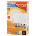 thumbnail image 1 of SYLVANIA LED Reduced Eye Strain Light Bulb, A19, 8W, 2700K, Dimmable, Soft White, 4 Pack, 1 of 7