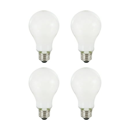 SYLVANIA LED Reduced Eye Strain Light Bulb, A21, 13W, Dimmable, Frosted, 5000K, Daylight, 4 Pack