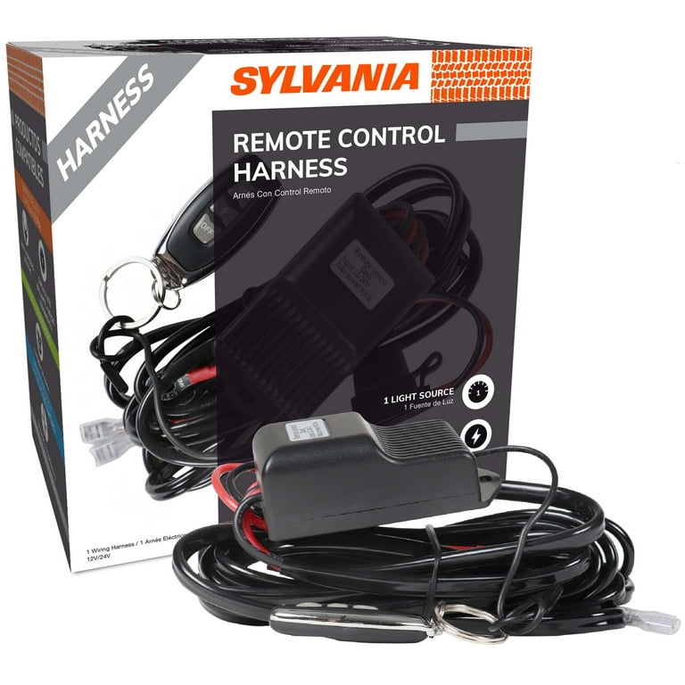Sylvania Remote Control LED Wiring Harness, Single Output, 12V 24V