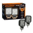 thumbnail image 1 of SYLVANIA Rugged 3 Inch Cube LED Light Pods, Flood Light 1400 Raw Lumens, Off Road Driving Work Light, Truck, Tractor, Boat, ATV, UTV, SUV, 4x4 (2 PC), 1 of 3