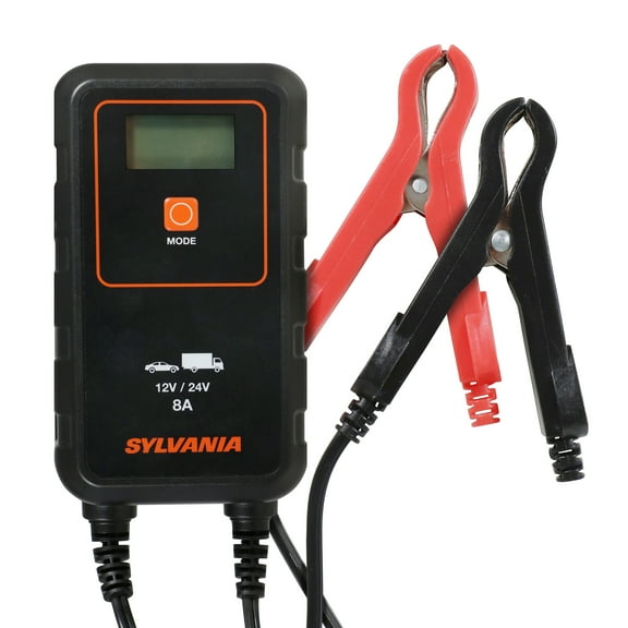 Sylvania Smart Charger 8 Amps 12V-24V Fully Automatic Automotive Battery Charger