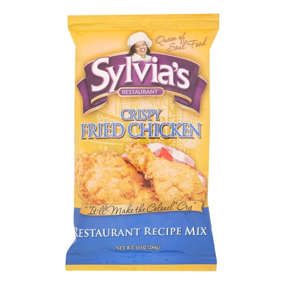 SYLVIAS - Crispy Fried Chicken Mix - 10 Oz, Case of 9