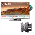 thumbnail image 1 of SYLVOX 22" Frameless RV TV with Wall Mount, 12 Volt TV with Built-in DVD Player, 1080P Google TV ATSC NTSC WiFi Bluetooth HDMI USB, AC/DC Powered, for RV Camper Van (Limo Series), 1 of 16