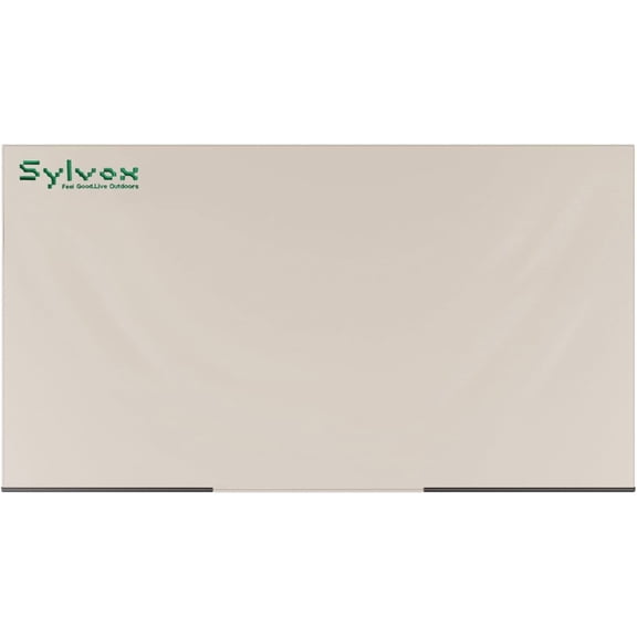 Sylvox TV Cover for 40-43 inch TVs, Weatherproof Protector with Remote Pocket, Fits LED, LCD, QLED TVs,Beige