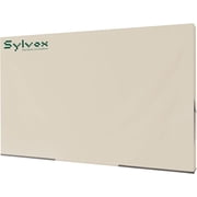 SYLVOX TV Cover for 50-55 inch TVs, Weatherproof Protector with Remote Pocket, Fits LED, LCD, QLED TVs,Beige