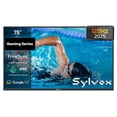 thumbnail image 1 of Sylvox 75 inch 120Hz Outdoor TVs,4K Smart Television 1000nits with Dobly Atmos, IP55 Waterproof , Google TV for Partial Sun Area，Gaming Serie, 1 of 25