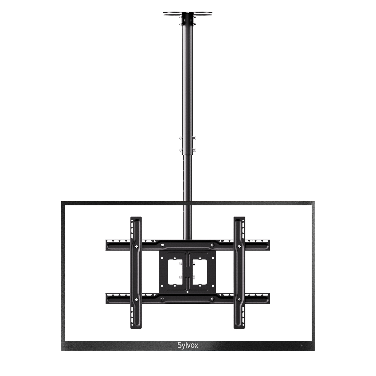 TV Ceiling Mount Adjustable Bracket Fits Most LED, LCD, OLED and Plasma