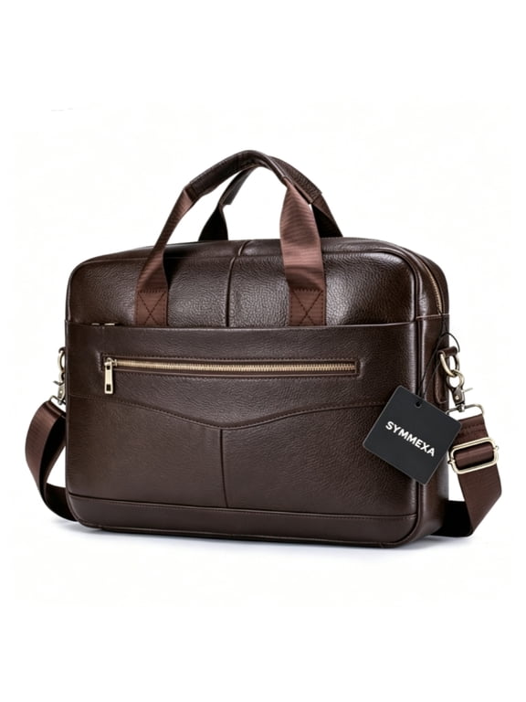 Men's Genuine Leather Laptop Bag Briefcase Handbag