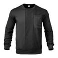 thumbnail image 1 of SYMOID Men Sweatshirt Black Clothes for Men Fall and Winter Sweatshirt Pullover Plain, 1 of 6