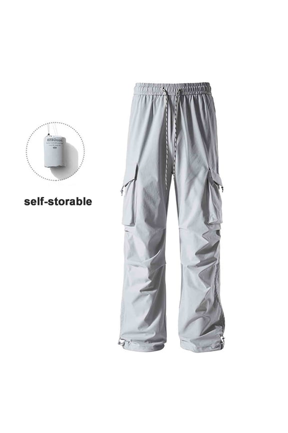 Men's White Cargo Pants Size 2XL - UPF50+ UV Protection, Moisture Wicking, Lightweight