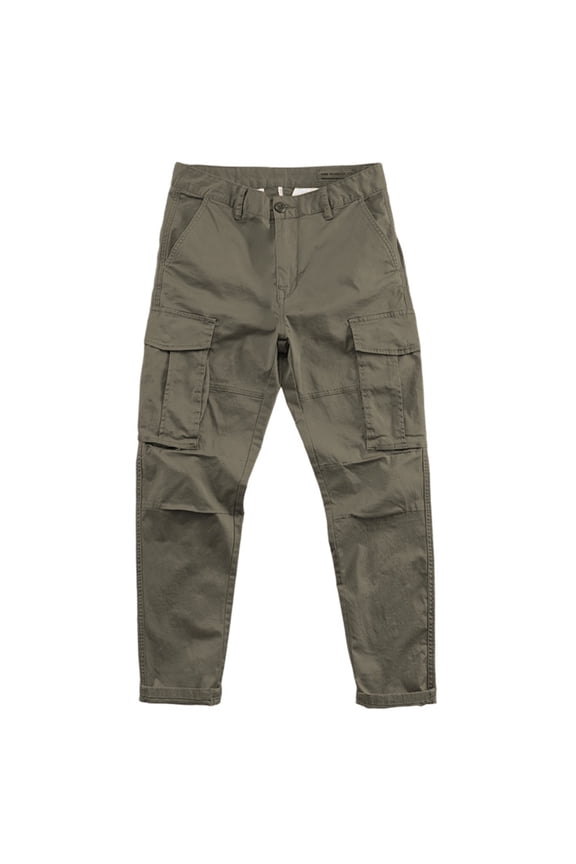 Womens Army Green Cargo Pants | 100% Polyester, Straight Leg, Durable, Wrinkle Resistant, Spacious Pockets, Tailored Fit,Size 4XL