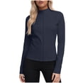 thumbnail image 1 of SYMOID Womens UPF 50+ Lightweight Full Zip Sun Protection Jacket Long Sleeve Athletic Running Hiking Stretch Breathable Casual Daily Wear Navy,Size 3XL, 1 of 7
