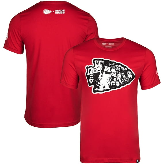Men's Red Kansas City Chiefs x MADE MOBB T-Shirt