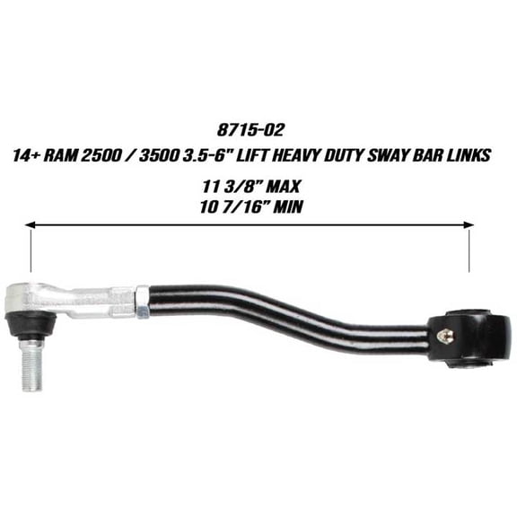 14C RAM 2500 / 3500 4X4 HEAVY DUTY SWAY BAR LINKS 6 INCH LIFT