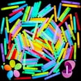 thumbnail image 1 of Joyfy 200 Pcs Mini Glow Sticks Bulk with 8 Colors for Party Supplies, Glow-in-The-Dark, Easter Basket Stuffers Party Favor for Kids, 1 of 7