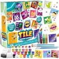 thumbnail image 1 of Joyfy 24 Magnetic Mini Tiles Art Kit, DIY Supplies for Party Favors, Family Activity, Birthday Present, Arts and Crafts for Kids Ages 3-12, 1 of 2