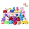 thumbnail image 1 of Joyfy 25 Pcs Mochi Squishy Toys for Kids Mini Kawaii Squishies Fidget Toys Animals & Fruit Stress Relief Toys for Party Favors, Classroom Prizes, Pinata Filler, Goodie Bags Stuffers, 1 of 8