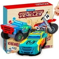 thumbnail image 1 of Joyfy 3 Piece DIY Wooden Race Car Painting Kit for Kids, Birthday Toy for Boys Girls Ages 6+, 1 of 9