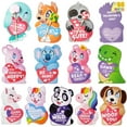 thumbnail image 1 of SYNCFUN 36 Packs Valentines Day Gifts Cards with Animal Designs, Valentine Day Candy Holder Cards for Kids School Class Party Favors Exchange Gifts, 1 of 6