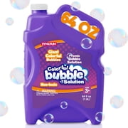 SYNCFUN 64oz Bubble Solution Refill - Big Bubble Solution for Bubble Machine, Wand & Blower Toys | Easter & Outdoor Fun for Kids
