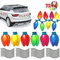 SYNCFUN Christmas Car Refrigerator Decorations
