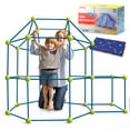 thumbnail image 1 of SYNCFUN Fort Building Kit for Kids 81 Pcs Creative Construction Toy Kids Tunnel DIY STEM Toy Birthday Gift for Boys and Girls Aged 4-12, 1 of 7