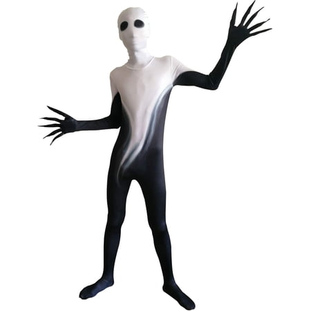 Joyfy Scary Shadow Costume for Kids, Monster Ghost Costume Set for Halloween Fancy Dress up Party Age up to 14 Years