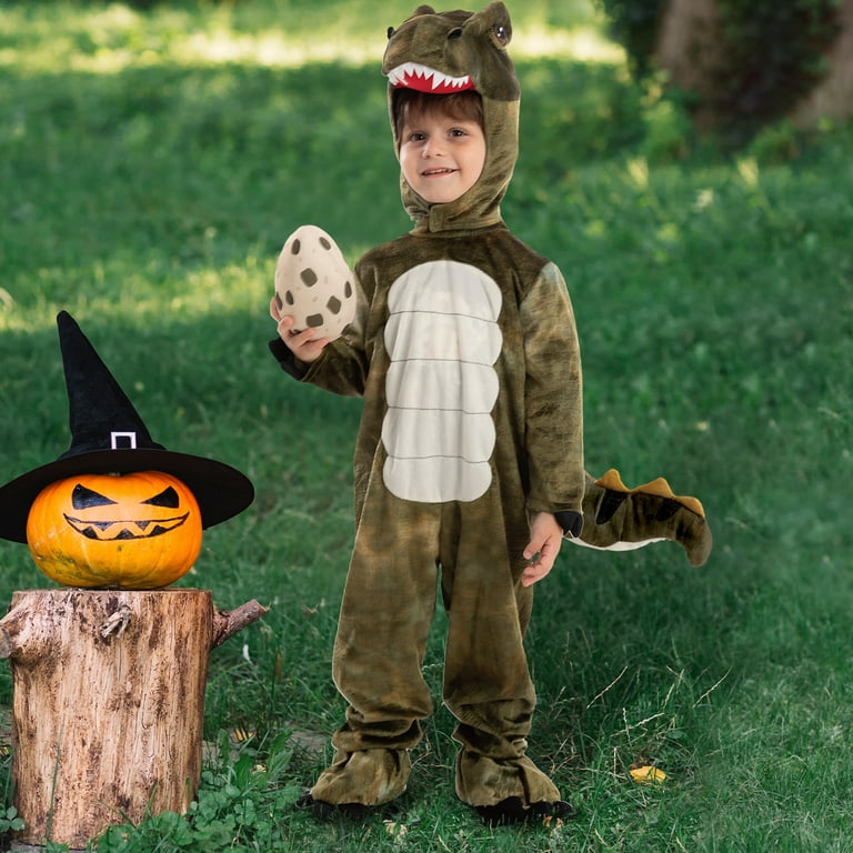 Dinosaur Toddler Costume Green Jumpsuit