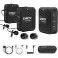 thumbnail image 1 of SYNCO G1(A2) 2.4G Wireless Lavalier Microphone System for Camera Smartphone Camcorder Recorder, 1 of 10