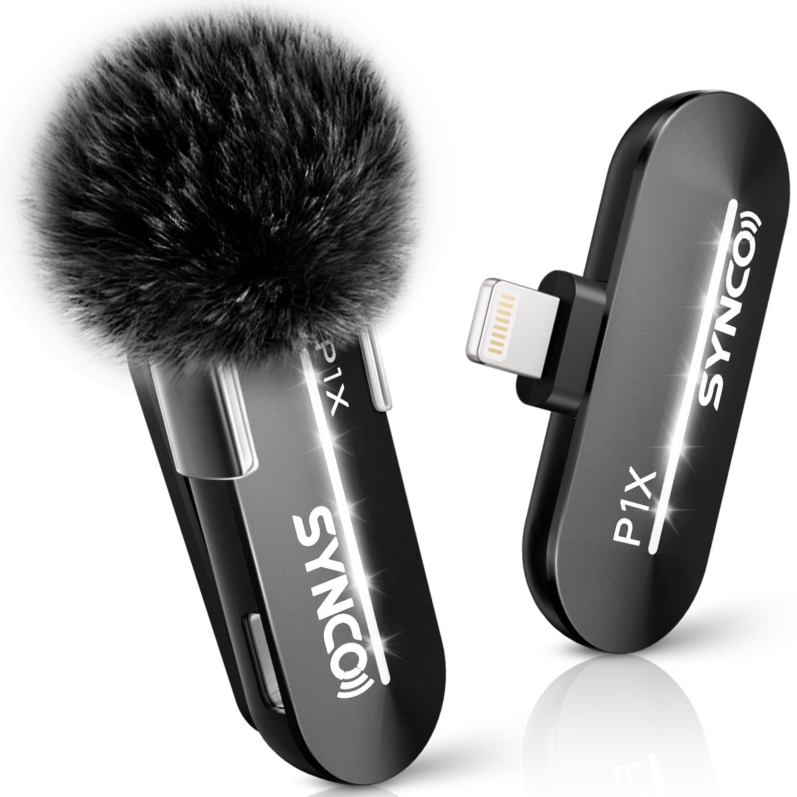 SYNCO P1XL Wireless Lavalier Microphone Lightning Connector for iPhone, Professional Lapel Mic for Tiktok, Youtube, Streaming, Vlog Video Recording