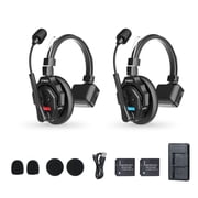 SYNCO XTALK X2 Intercom Headset Wireless Communication System 2.4GHz Full Duplex 350M/1148FT Real-time Monitoring