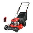 thumbnail image 1 of SYNGAR 209CC 4-Stroke Lawn Mower, 21 inch 3-in-1 Gas Powered Self Propelled Lawn Mower with Motor Oil and Bag, 5 Heights Adjustable, Cordless Self Propelled Grass Mower for Patio, Garden, Yard, Red, 1 of 7