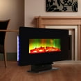 thumbnail image 1 of SYNGAR 36 inch Electric Fireplace, Wall Mounted, 1400W, 6 Flame Colors, Dual Modes, Adjustable Heat, Remote Control with Timer, for Living Room, Kitchen, D4913, 1 of 12