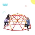 thumbnail image 1 of SYNGAR 6.8ft Climbing Dome, Outdoor Geometric Dome Climber for Boys/Girls, Children Jungle Gym Dome, Max 439 lbs, Outdoor Fun for Kids Age 3-6 Years Old, D5612, 1 of 10