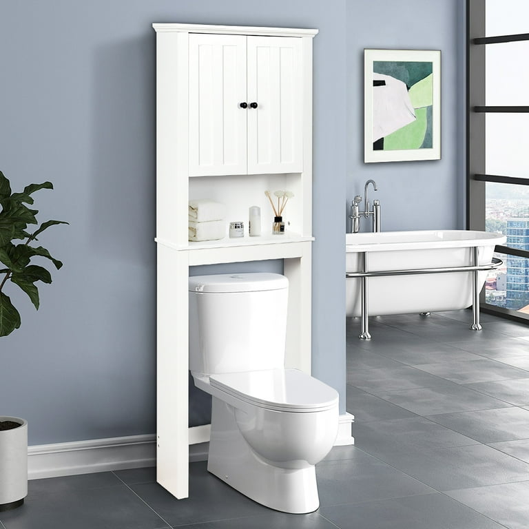 Bathroom Over-the-Toilet Space Saver with Adjustable Shelves