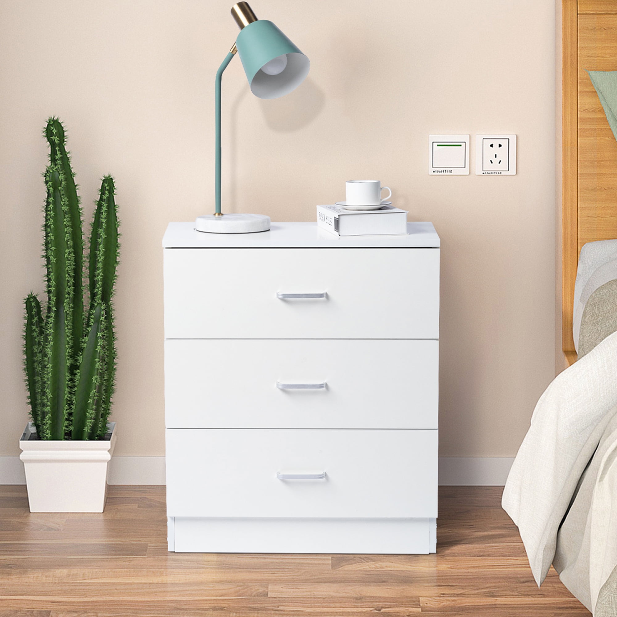 Drawer White Dresser For Kids 3-Drawer Kids Dresser And Nightstand