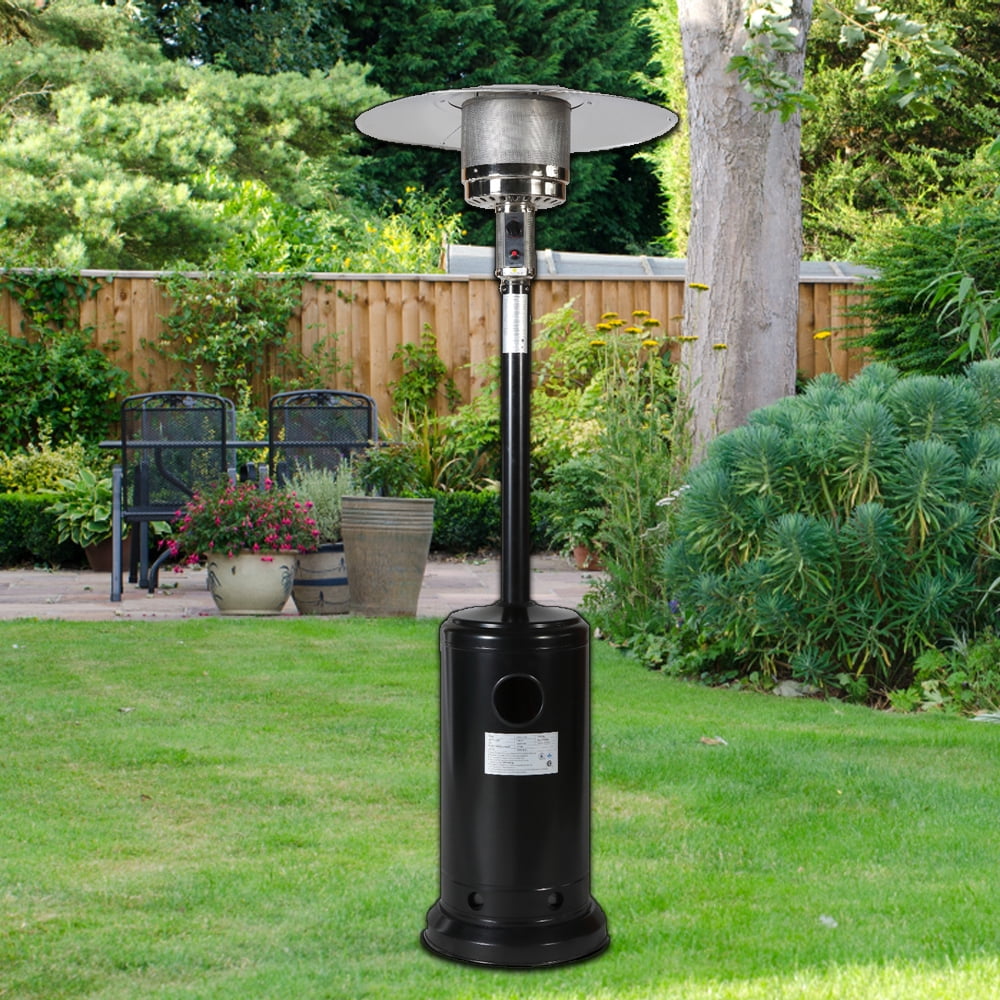 SYNGAR Outdoor Heaters, Propane Patio Heater 46000BTU with Wheels Safe Auto  Shut Off Device and Cover for Commercial u0026 Residential, Bronze, LJ331 -  Walmart.com