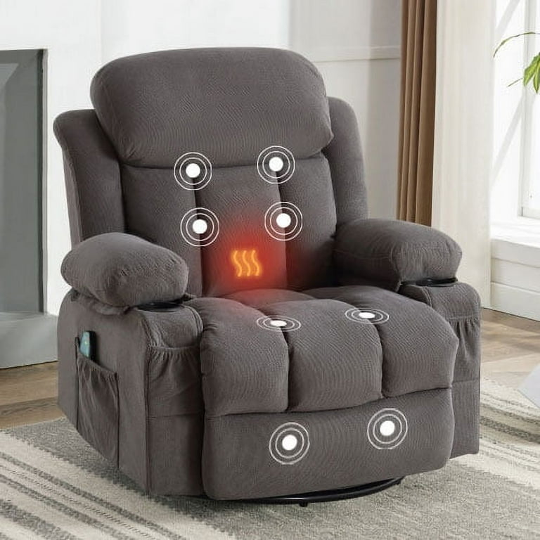 Large swivel 2024 rocker recliner