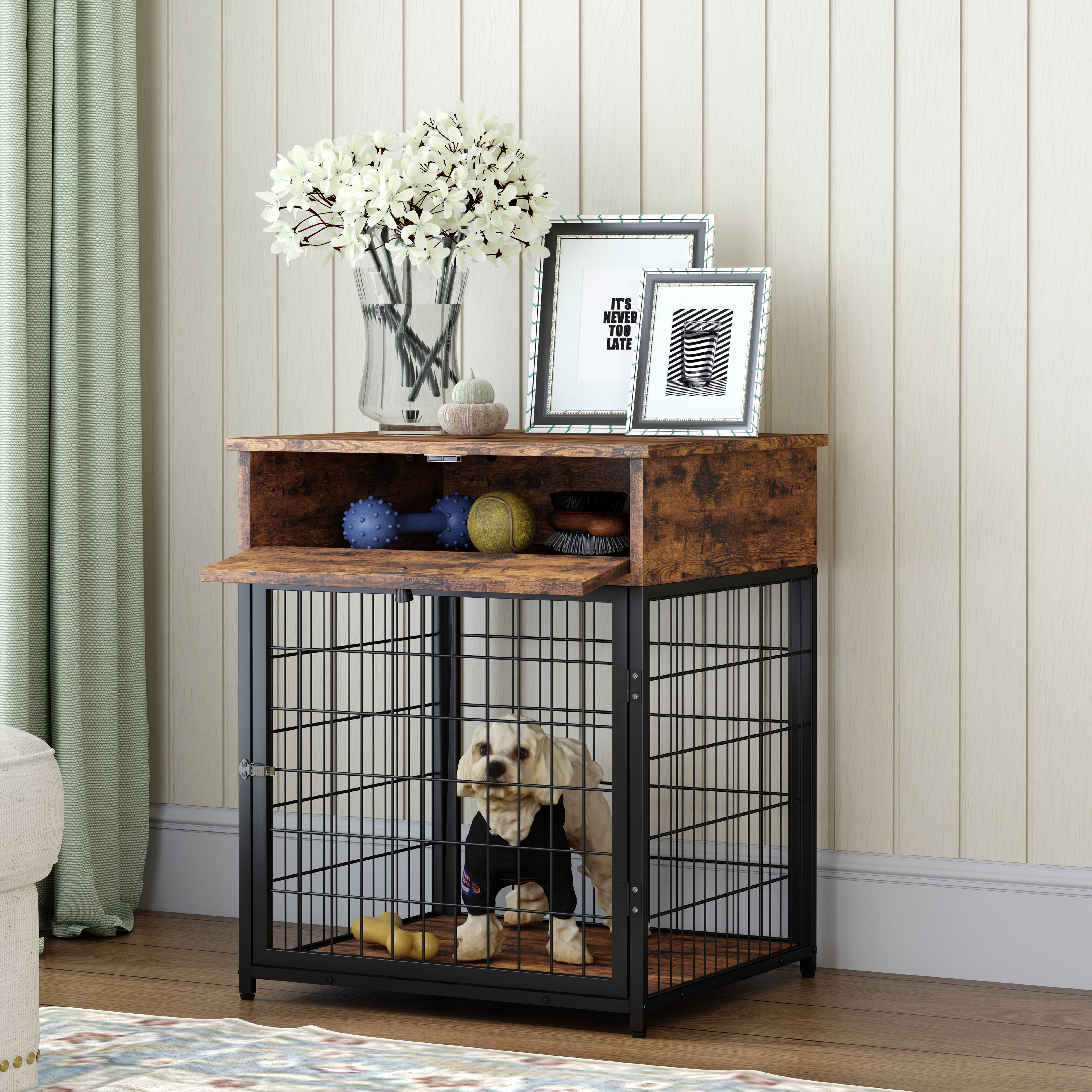 Bedroom dog clearance crate