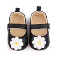 thumbnail image 1 of SYNPOS 0-18M Baby Girls Flower Shoes PU Leather Shoes Soft Sole First Walkers, 1 of 8