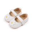 thumbnail image 1 of SYNPOS 0-18M Baby Girls Flower Shoes PU Leather Shoes Soft Sole First Walkers, 1 of 8