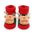 thumbnail image 1 of SYNPOS 0-1T Christmas Baby Non Slip Warm Socks Baby Boys Thick Winter Socks with Grips for Baby Girls Non Skid Socks, 1 of 8